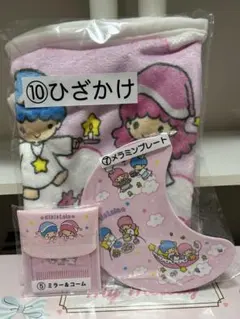 キキララ くじ ミラー＆コーム メラミンプレート ひざかけ 3点セット