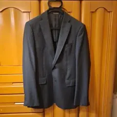 EMPORIO ARMANI グレーブラック ストライプジャケット美品　46