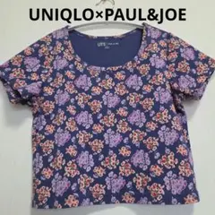 ユニクロ×PAUL & JOE 花柄 ミニT ネイビー XLのサムネイル