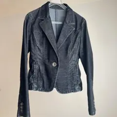 ダークデニムジャケット スリムフィット