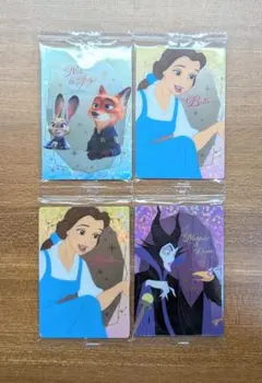ディズニー　ウエハース　ズートピア　美女と野獣　眠れる森の美女