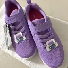 SKECHERS パープル スニーカー マシンウォッシャブル