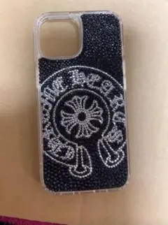 iPhone15 デコ電 クロムハーツ