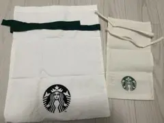 スタバ ギフト用巾着 大と小