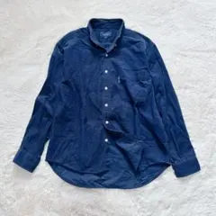 ポロクラブ ボタンダウンシャツ 長袖 コットン100 胸ポケット 羽織り 微起毛
