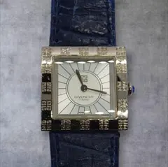 GIVENCHY ジバンシィ アプサラス Gロゴ スクエア ブルー×シルバーのサムネイル