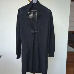 DIESEL BLACK GOLD ブラック ロングカーディガン