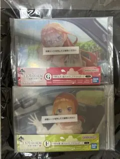 五等分の花嫁　アクリルボード　一番くじ　秘密の相乗り　中野四葉　中野五月