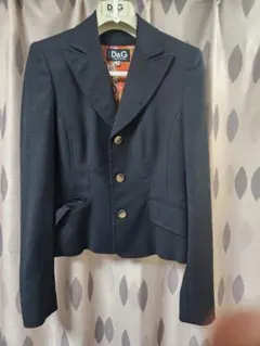 【お洒落美品】ドルチェ&ガッバーナ D&G スーツ ジャケット スカート 黒