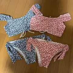 ROXY セパレート水着 2点セット 花柄