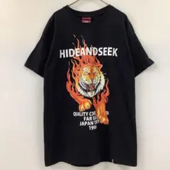 HIDE AND SEEK ハイドアンドシーク 虎 プリントTシャツ ストリートのサムネイル