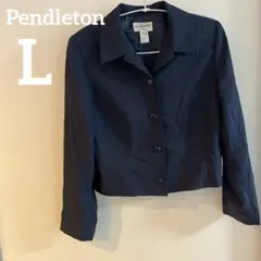 Pendleton ネイビー ジャケット サイズ8 【L】のサムネイル