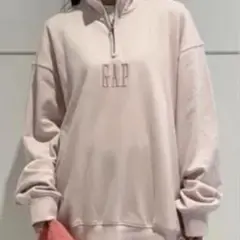 GAP ハーフジップ　ピンク