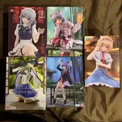 東方project　ぬーどるストッパー　5種セット