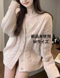 SHEIN カーディガン オーバーサイズ ピンク Mサイズ