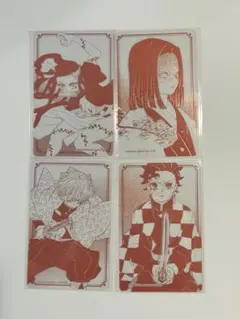 鬼滅の刃　箔カードコレクション　竈門炭治郎 禰豆子 我妻善逸　産屋敷耀哉