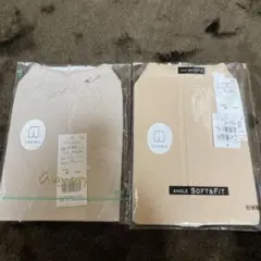 新品未アングルアサメリー三分丈ボトム　SOFT &FIT 三分丈ボトム２枚セット