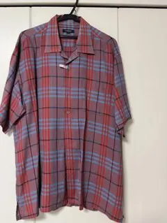 BURBERRY 半袖シャツ 麻100% 3L チェック 日本製 三陽商会のサムネイル