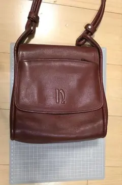 中澤鞄 本革ショルダーバッグ ワイン ほぼ未使用