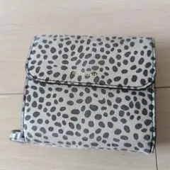 ダルメシアン柄 コンパクト折り財布 ニコアンド