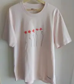 UNIQLO PEACE FOR ALL Tシャツ ピンク