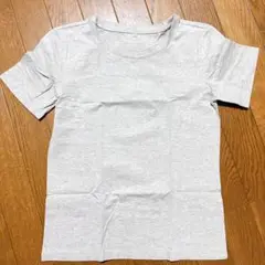 無地 Tシャツ レディース　グレー クルーネック 半袖