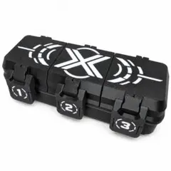 ベイブレードX 3個収納ケース VORTEX／ブラック
