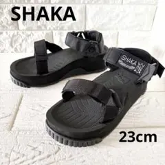 美品★SHAKA ネオクライミング 厚底スポーツサンダル 黒 23cm