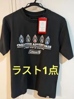 新品タグ付き Coleman ランタンTシャツ チャコール M