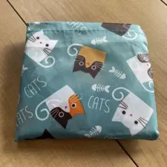 猫柄 折りたたみエコバッグ