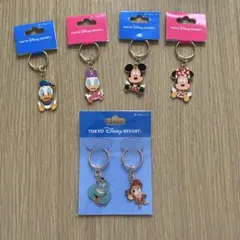 東京ディズニーリゾート キャラクターキーホルダー 6個セット