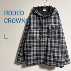 RODEO CROWNS⭐︎フード付き 中綿入り コート⭐︎チェック柄