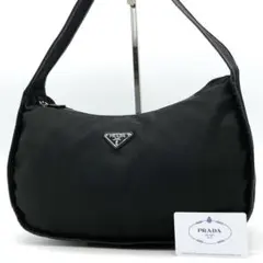 ◇極美品/入手困難◇PRADA アクセサリーポーチ 三角ロゴ ターンロック 