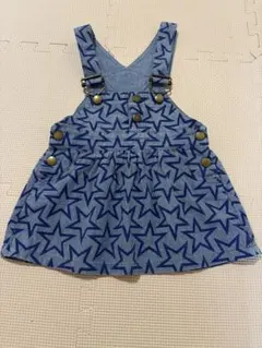 X-girl スター柄ジャンパースカート　95