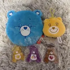 ケアベアセット　ポーチ　キーホルダー