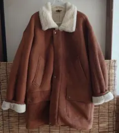 メンズ☆ ムートンコート ☆ Lサイズ ☆ DOPIO リアルムートン ☆展示品