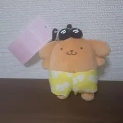 サンリオ　ポムポムプリン　日焼け　マスコットチャーム　アベイル