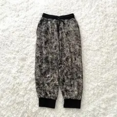 ZARA MAN スウェット パンツ クロップド モノトーン アブストラクト