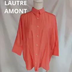 LAUTRE AMONT シアーシャツ七分袖 春夏