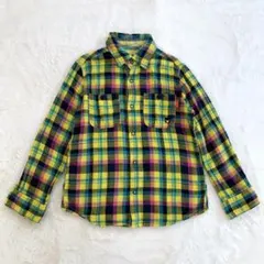 ダブルB ミキハウス チェックシャツ 130