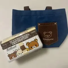 リラックマ 二段式ランチボックス　ランチバックセット　弁当箱