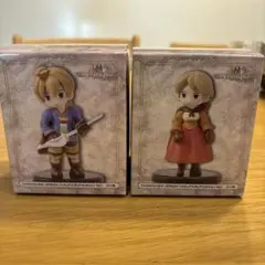 FFTミニチュアフィギュアセット 2体(ラムザ、アルマ)