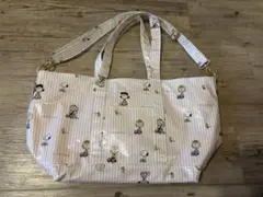 【美品】ジェラートピケ スヌーピー　マザーズバッグ