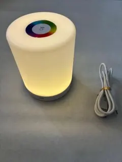 『値下げ歓迎』調光可能なUSB充電式の円筒形テーブルライト