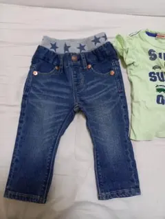 MIKI HOUSE　タブルビー デニムパンツ 80サイズ