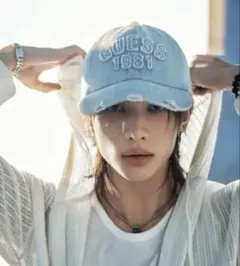E*H様 ♡guess ゲス ヒョンジン キャップ ロゴタンク付き♡のサムネイル