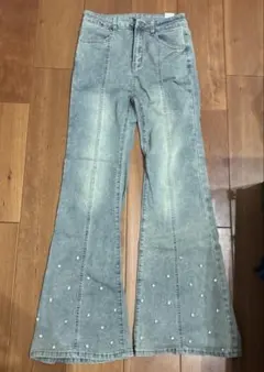 DAZY フレアデニム　パール