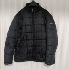ブラック キルティング ダウンジャケット