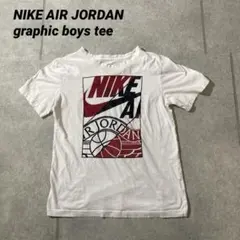 海外輸入品　NIKEナイキ　AIR JORDAN ボーイズ　グラフィック　白