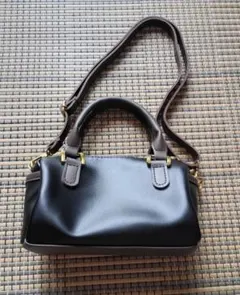 Temu 2way ショルダーバッグ ミニボストン ブラック